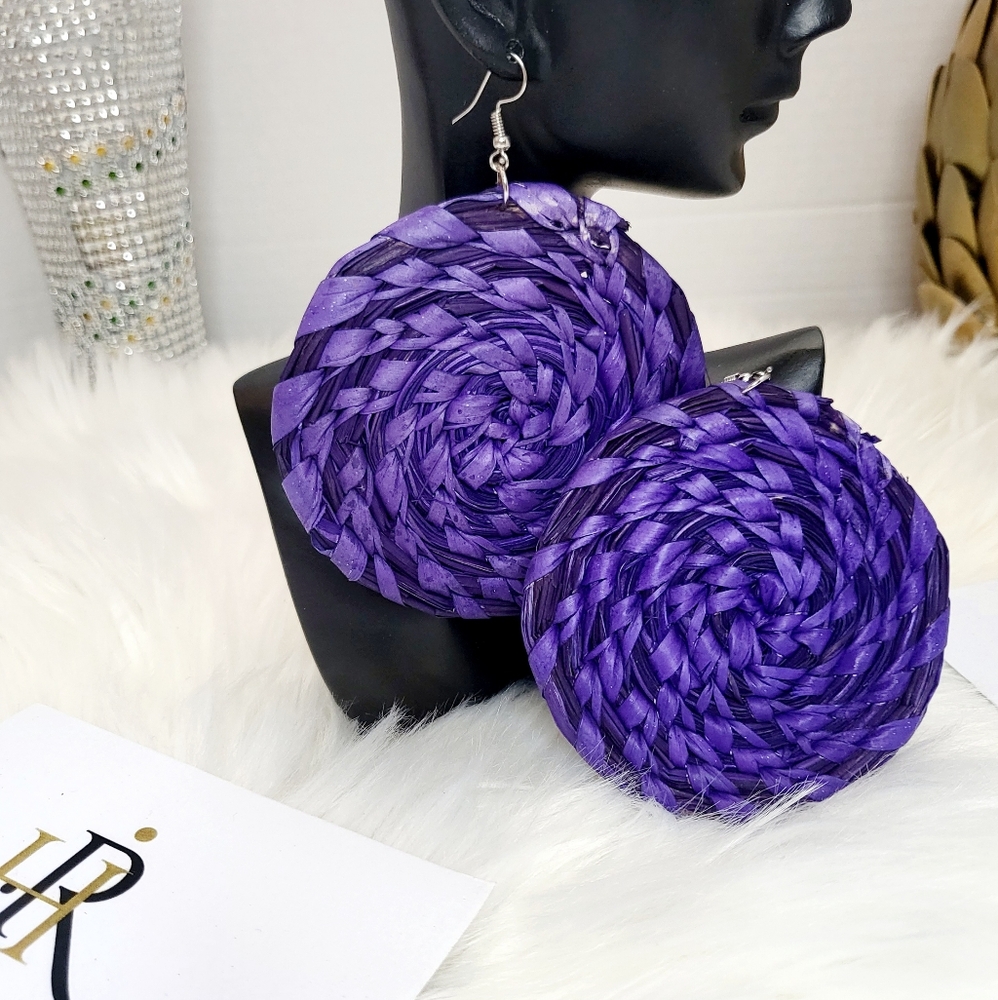 Rattan earing